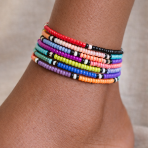 African Maasai Inspired Anklet Set