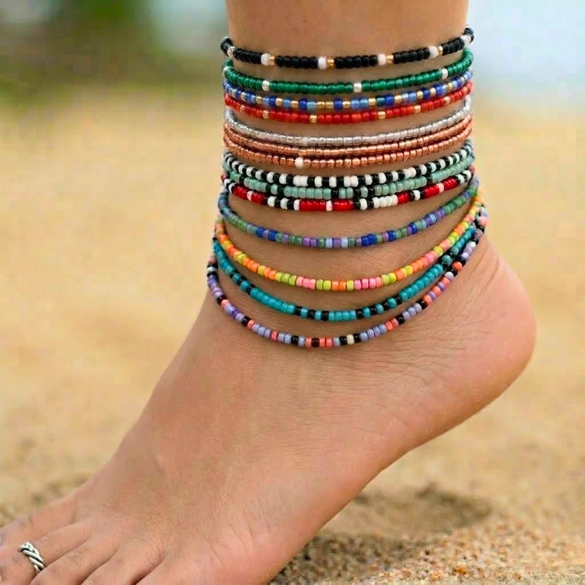 Assorted Anklet Set (15pc)
