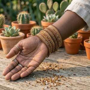 Cocoa Blend Seed Bead Stack (10pc)
