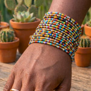 Confetti Seed Bead Bracelet Set (10pc)