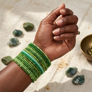 Green Mix Bracelet Set (10pc Assorted)