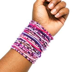 bracelets-purples and pinks