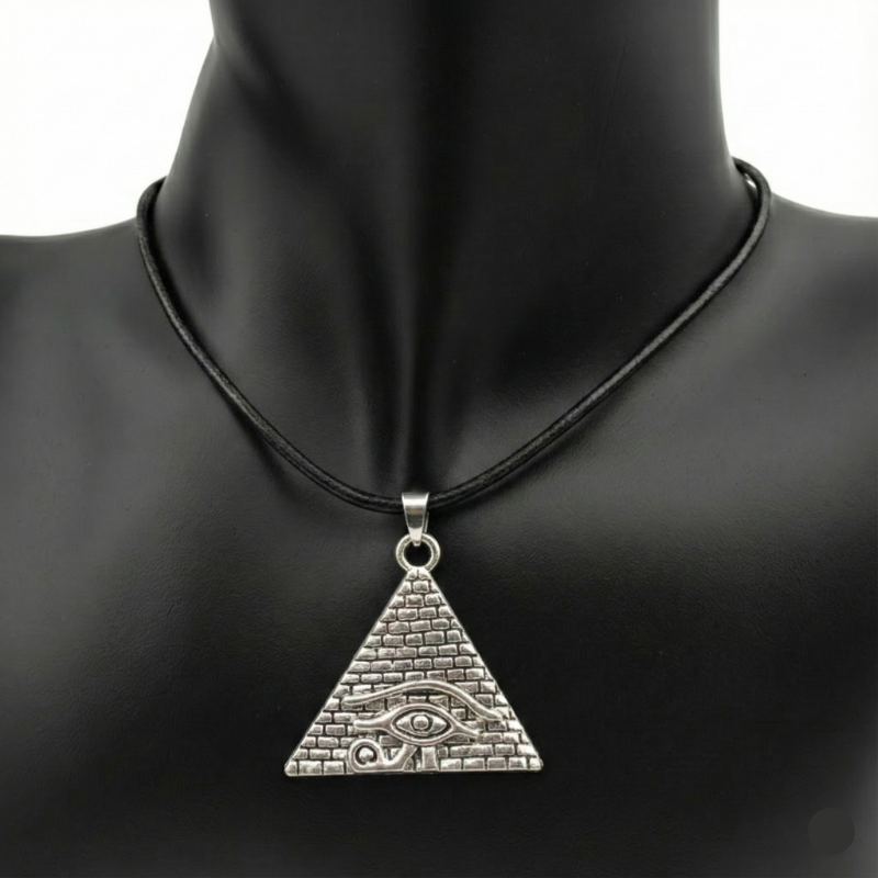 Eye of Horus Pyramid Necklace