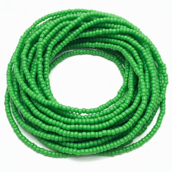 Solid Green Waist Beads