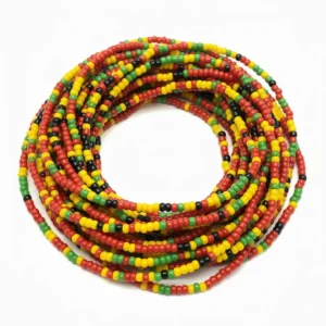 Mixed Rasta Waist Beads