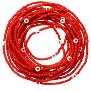 Red Heart Waist Beads