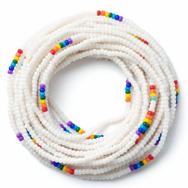 White Chakra Waist Beads