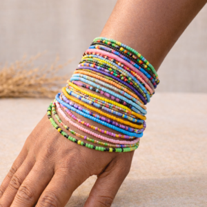 Assorted Seed Bead Bracelet Set (15pc)