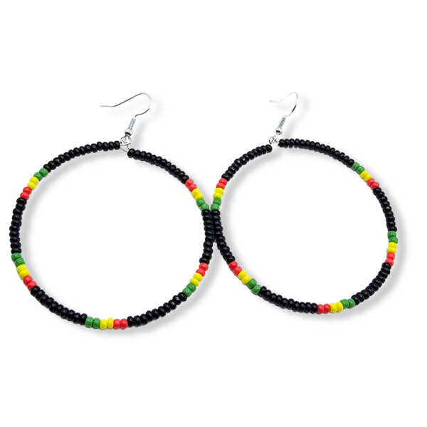 Large Rasta Earrings