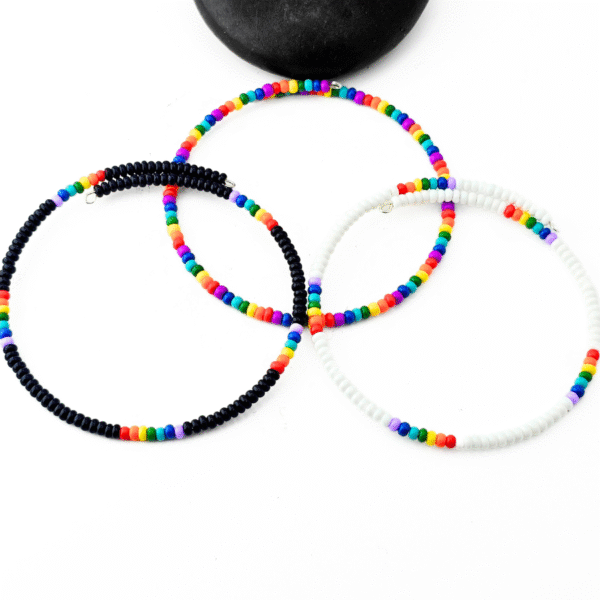 Chakra Beaded Bracelet Set - Image 2