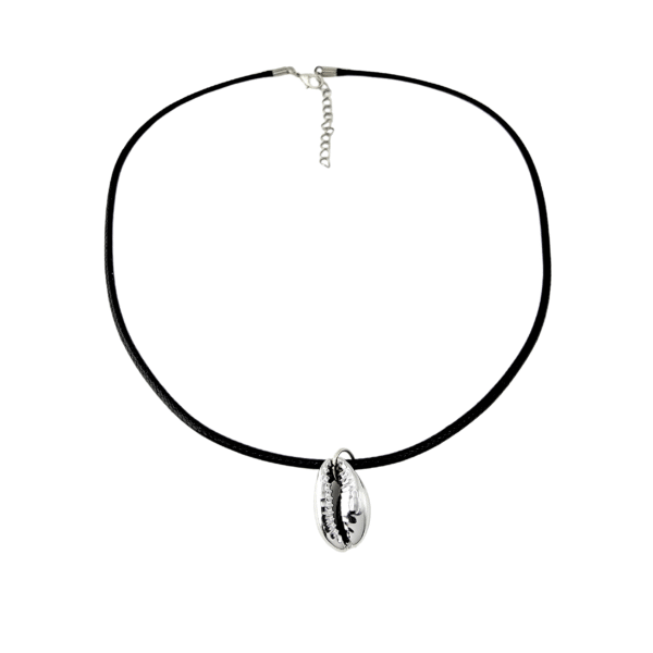 Silver Cowrie Shell Necklace