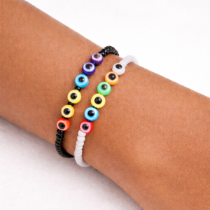 Chakra Evil Eye Bracelet Set