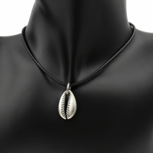 Silver Cowrie Shell Necklace