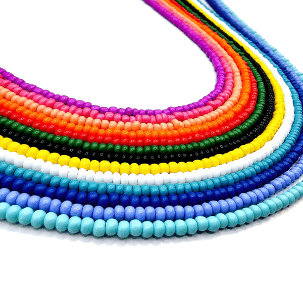 Colorful Seed Bead Necklace - Image 2