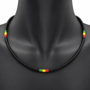 Rasta Necklace - Black