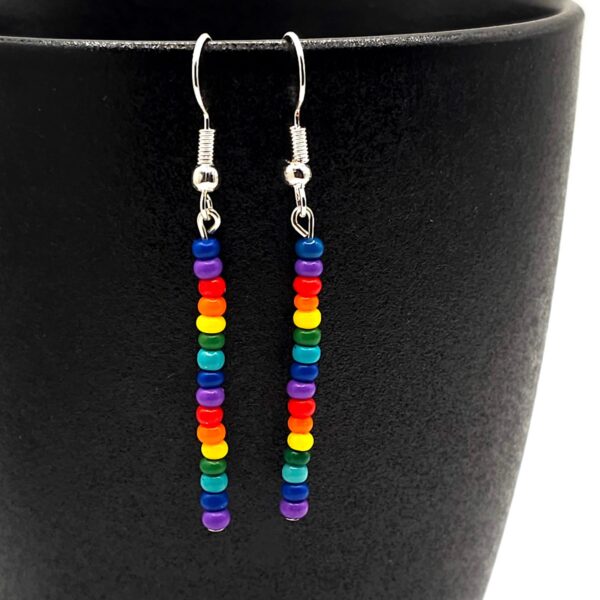 Chakra Seed Bead Drops Earrings