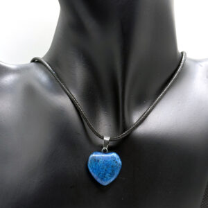 blue heart necklace