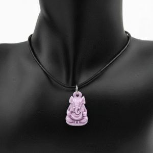 Lilac Ganesha Necklace