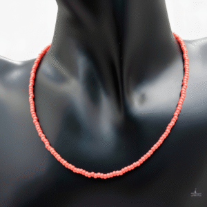 Beaded Coral Necklace