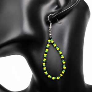 Jamaican Earrings Teardrop