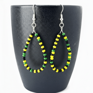 Jamaican Earrings Teardrop