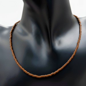 Beaded Brown Necklace