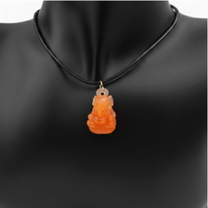 Carnelian Ganesha Necklace