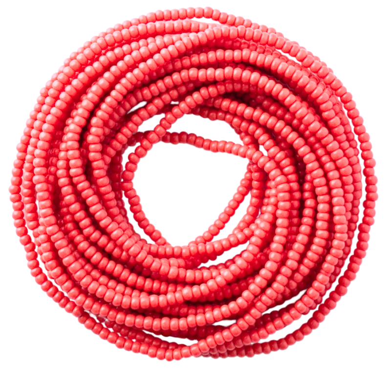 Coral Glow Waist Beads