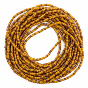 Assorted Brown and Orange Waist Beads