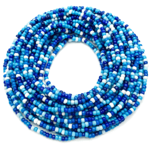 Mixed Blue Blend Waist Beads