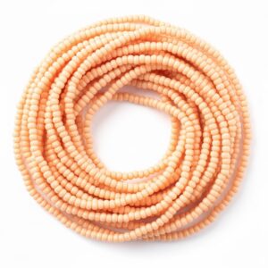Pastel Peach Waist Beads