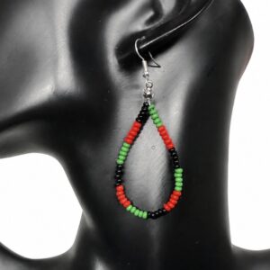Pan-African Earrings Teardrop